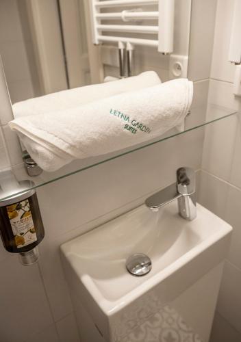 Koupelna v ubytování Letna Garden Suites