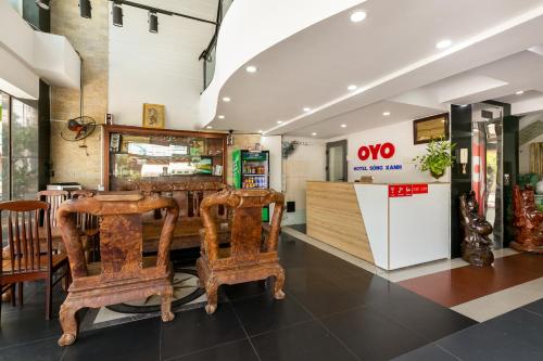 Kuchyň nebo kuchyňský kout v ubytování Song Xanh Hotel near SECC - FV