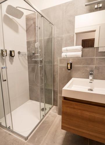Koupelna v ubytování Letna Garden Suites