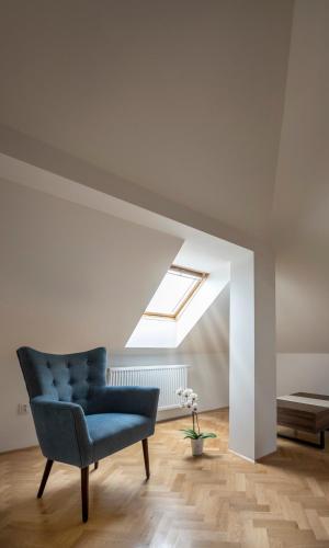 Posezení v ubytování Letna Garden Suites