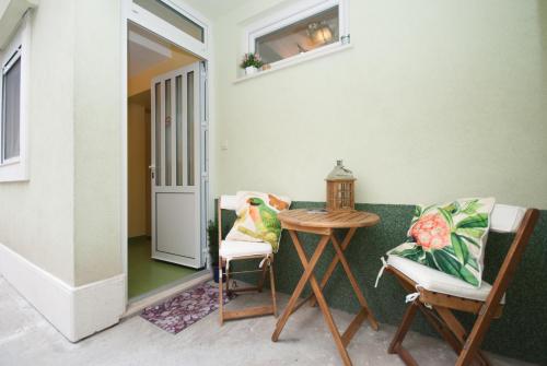 Χώρος καθιστικού στο Maya Con Dios Apartment