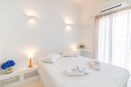 Cama o camas de una habitación en Vincenzo Family Rooms