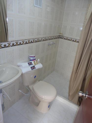 Koupelna v ubytování Hotel Casa Sabelle