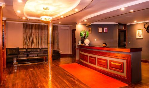 Posezení v ubytování Nejobugg Palace Hotel
