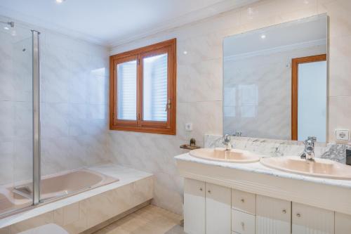 Phòng tắm tại Villa Bruno