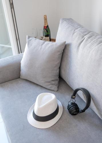 Χώρος καθιστικού στο Central Suites Mykonos