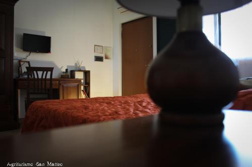 TV a/nebo společenská místnost v ubytování Agriturismo San Matteo