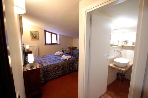 Kúpeľňa v ubytovaní Casale la Torretta