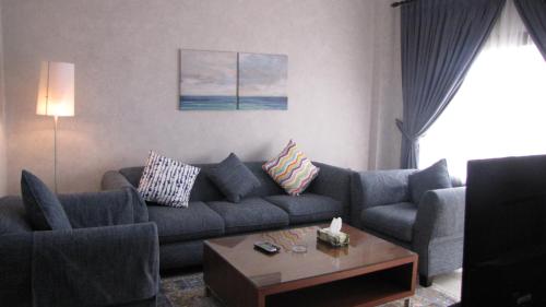 Ruang duduk di Kuwait Residence
