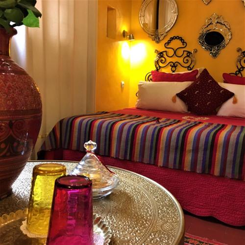 Coin salon dans l'établissement Dar Sultan