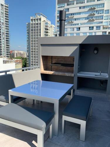 Μπαλκόνι ή βεράντα στο Fabuloso departamento con todo y cerca de todo