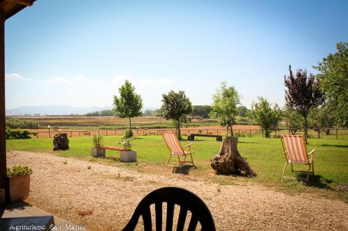 Zahrada ubytování Agriturismo San Matteo