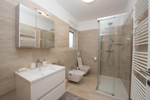 Kúpeľňa v ubytovaní Apartmani BILIC