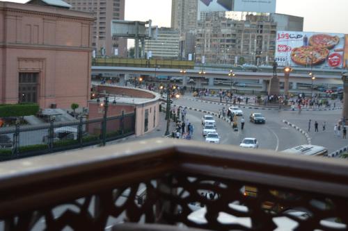 Vista general de El Cairo o vista desde el albergue