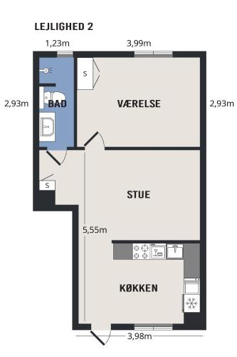 Půdorys ubytování Hotel Litorina Appartements