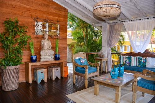 Posezení v ubytování Bahiamarela Boutique Hotel & SPA