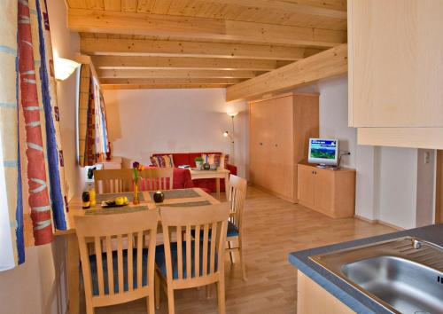 Dapur atau dapur kecil di Hotel Talblick