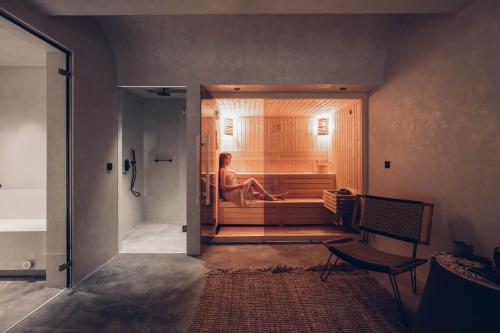 A bathroom at Monastery Estate Retreat