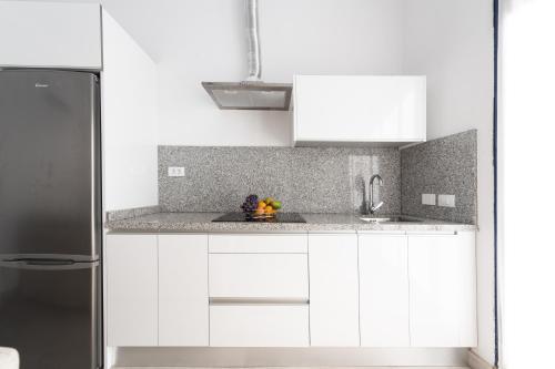 Η κουζίνα ή μικρή κουζίνα στο La Rama puerto de las Nieves Vivienda Vacacional