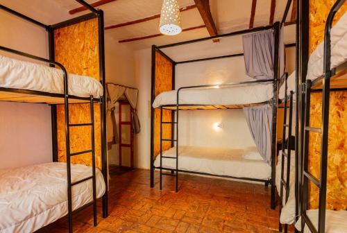 Postel nebo postele na pokoji v ubytování Botanico Hostel