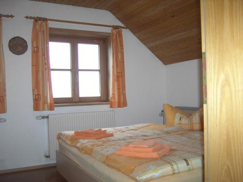 Postel nebo postele na pokoji v ubytování Friesenhof Blank