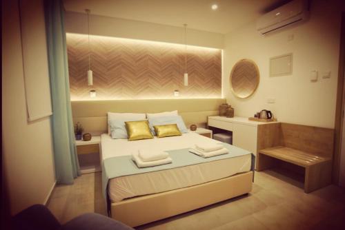 Katil atau katil-katil dalam bilik di Hai Hotel