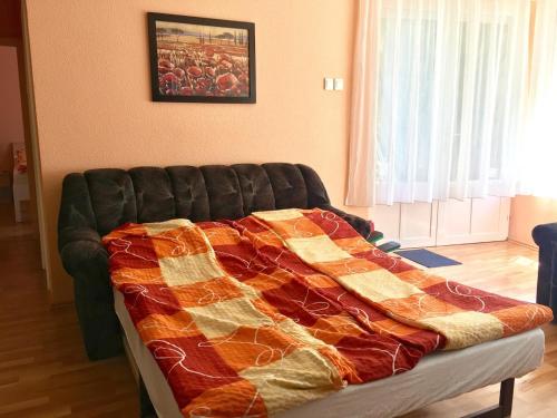 Posteľ alebo postele v izbe v ubytovaní Balaton Apartman