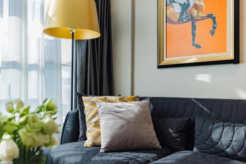 Posezení v ubytování Tianfu IN Service Apartement