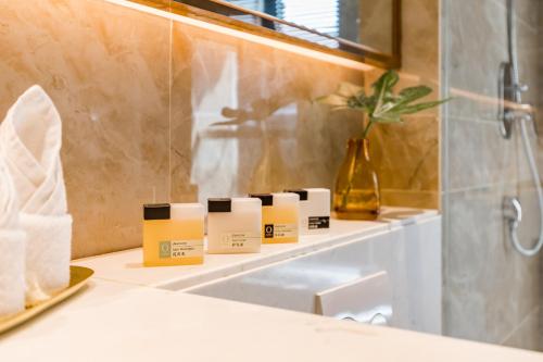 Koupelna v ubytování Tianfu IN Service Apartement