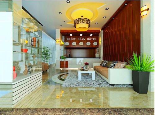 Χώρος καθιστικού στο Brown Bean 2 Hotel