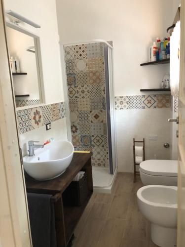 Koupelna v ubytování B&B Ollyfarm