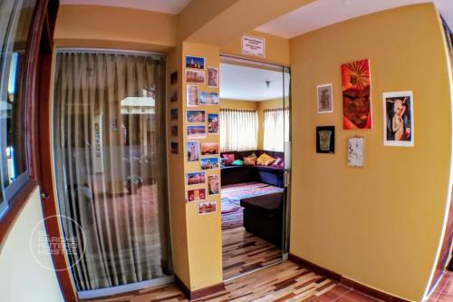 Postel nebo postele na pokoji v ubytování El Parche Rutero Hostel