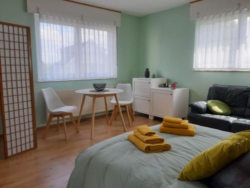 Posezení v ubytování COSY B&B 2B