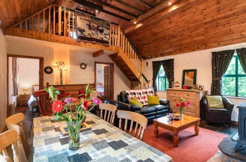Et opholdsområde på Fado Cottage Kenmare