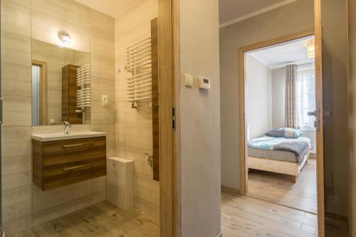 Kúpeľňa v ubytovaní Apartament Diana