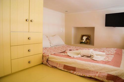 Cama o camas de una habitación en Kleio House