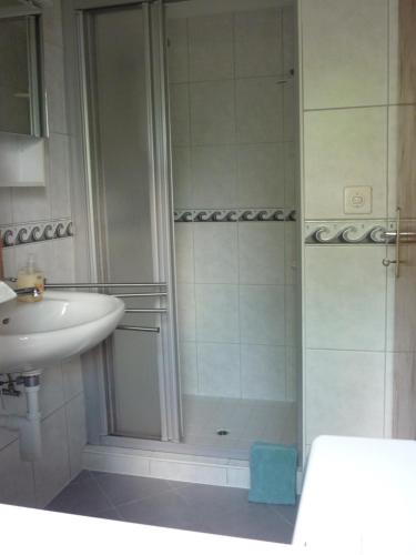 Ένα μπάνιο στο Casa Petra 1 1/2 Zi, Orgnana 83