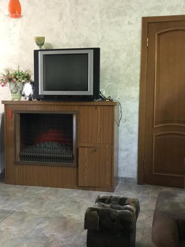 TV a/nebo společenská místnost v ubytování Дача у моря