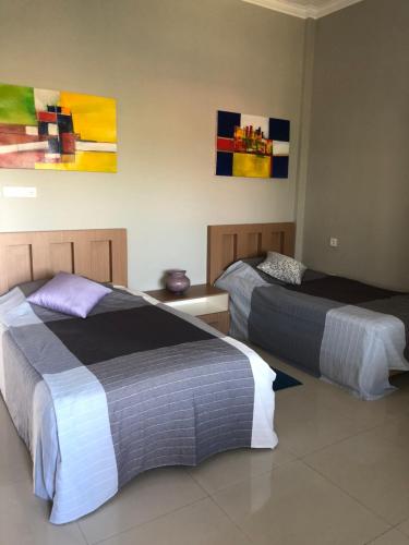 Postel nebo postele na pokoji v ubytování Villa tiller 1
