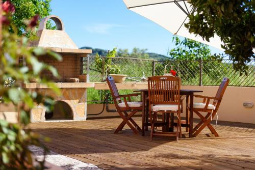Balkón nebo terasa v ubytování Corfu Seaview Maisonette - Sopra il Mare
