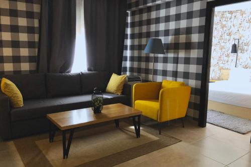 Posezení v ubytování Suite Loc Suite & Spa