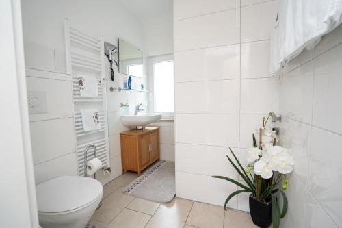 Koupelna v ubytování Hotel Bären