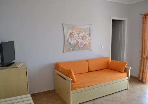 Istumisnurk majutusasutuses Sunrise Hotel Nikiana Lefkada