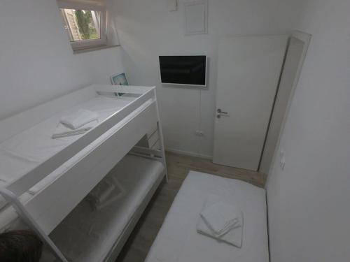 Koupelna v ubytování Apartman Matej -Selce