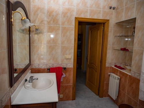 Ванная комната в Casa rural quiroga