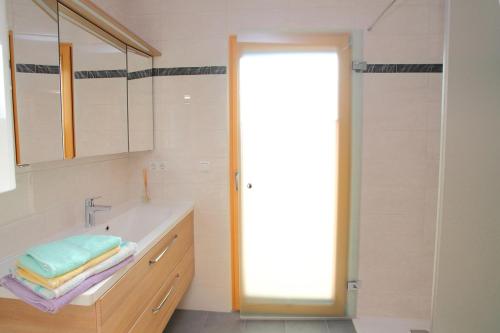 Bathroom sa Ferienwohnung/Apartment Erna Prommegger