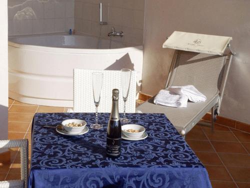 Ένα μπάνιο στο Hotel Villa Sirio