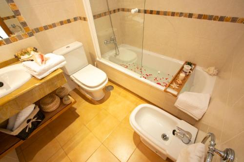 Bathroom sa Casa Galiñanes