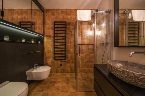Koupelna v ubytování Apart4You Apartament DREAM WOOD
