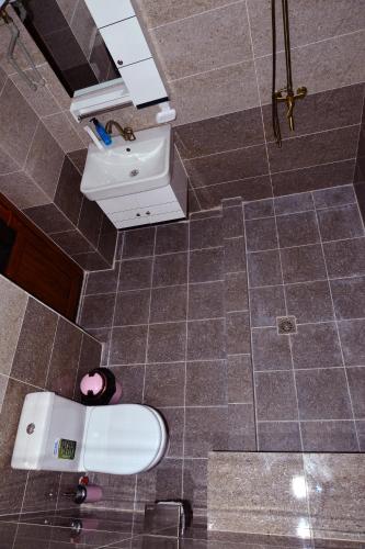 Koupelna v ubytování Astoria B&B